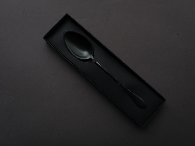 Gestura - 01 Black/Gunmetal - Utility Spoon - Table Spoon