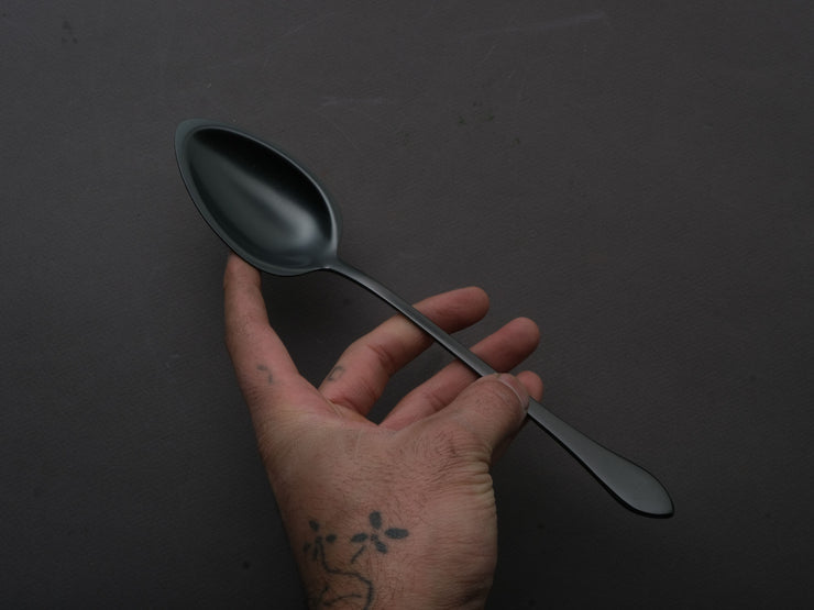 Gestura - 01 Black/Gunmetal - Utility Spoon - Table Spoon