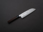 Yoshida Hamono - ZDP189 - Damascus - Santoku - 180mm - Rosewood Handle