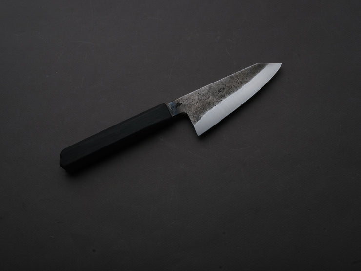 Soma - ApexUltra - Monosteel - Kurouchi - 120mm - Honesuki - Charred Oak Handle