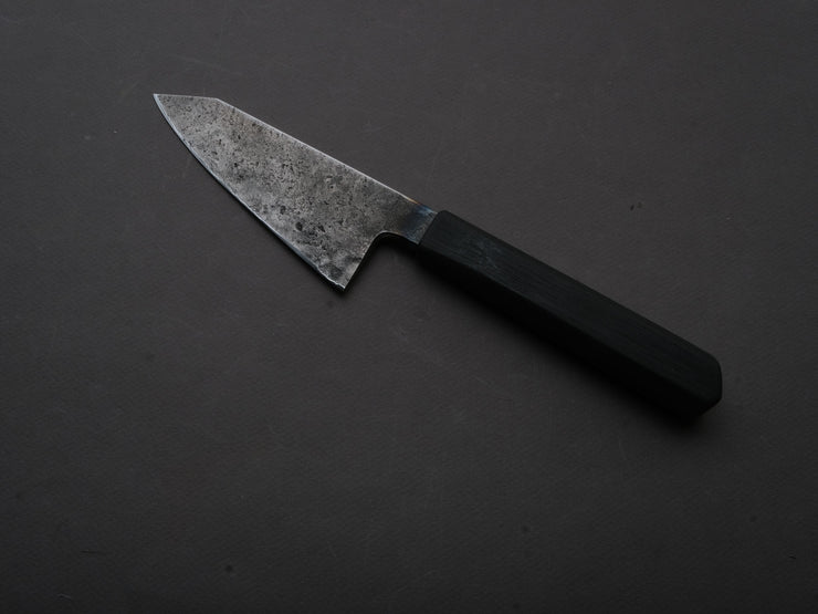 Soma - ApexUltra - Monosteel - Kurouchi - 120mm - Honesuki - Charred Oak Handle