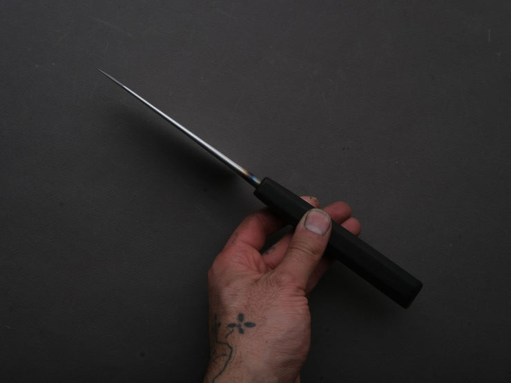 Soma - ApexUltra - Monosteel - Kurouchi - 120mm - Honesuki - Charred Oak Handle