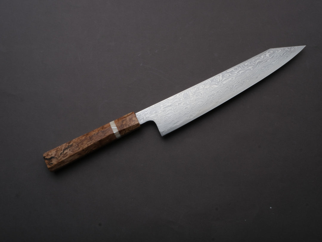 kyu Ryusen - FUKAKURYU KAI - ATS314 - Damascus - Gyuto - 240mm - Birch
