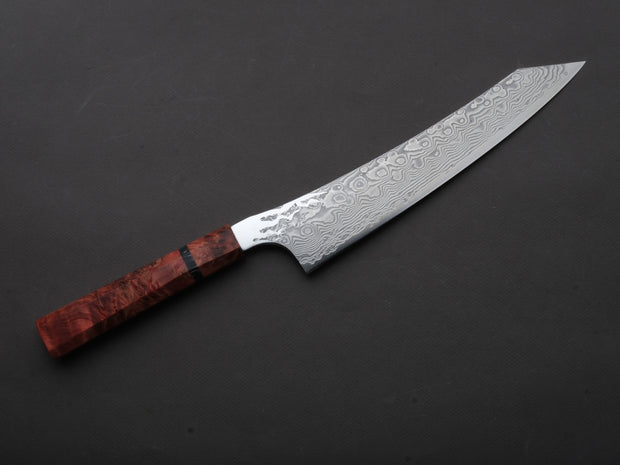 Ryusen - GURENHIRYU KAI  - SPG STRIX - Nickel Damascus - Kiritsuke Gyuto - 240mm - Poplar Handle