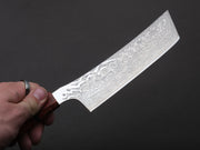 Ryusen - GURENHIRYU KAI  - SPG STRIX - Nickel Damascus - Nakiri - 155mm - Poplar Handle