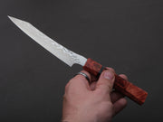 Ryusen - GURENHIRYU KAI  - SPG STRIX - Nickel Damascus - Kiritsuke Petty - 135mm - Poplar Handle
