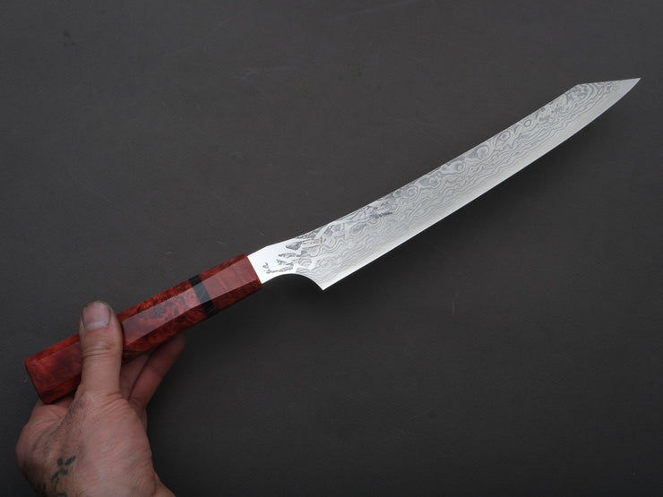 Ryusen - GURENHIRYU KAI - SPG STRIX - Nickel Damascus - Sujihiki