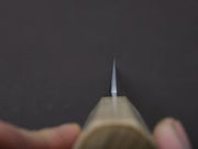 Sakai Kikumori - KIKUZUKI RIN - White #2 - Nashiji - Kiritsuke Yanagiba - 270mm - Magnolia Wood Handle