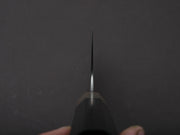 Sakai Kikumori - MINAMO - ATS34 - Damascus - Nakiri - 180mm - Ebony Handle