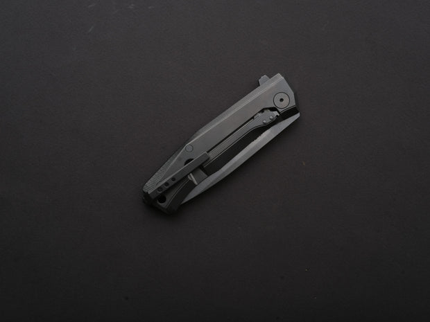 lionSTEEL - Folding Knife - Frame Lock - MYTO - M390 - 85mm - Natural Canvas and Titanium