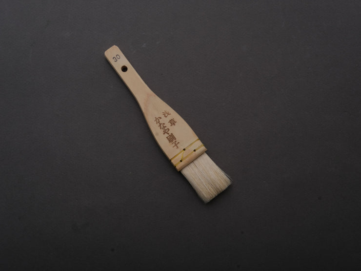 Kanaya - 30mm Cooking Brush - Short - Goat Hair