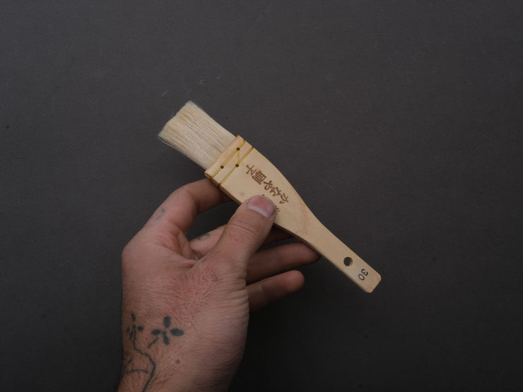 Kanaya - 30mm Cooking Brush - Short - Goat Hair