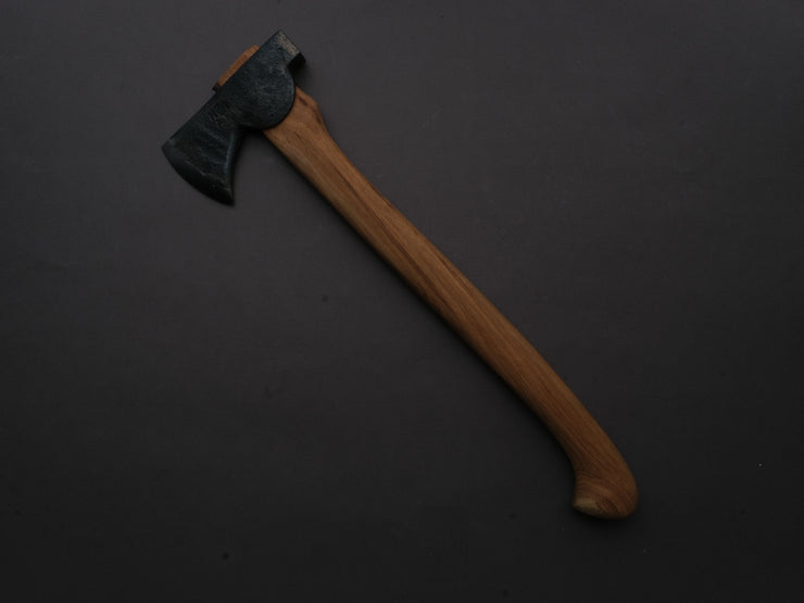 Northeast Axe & Tool - 12oz Trappers Hatchet - 1055 Carbon - 14" Hickory Handle