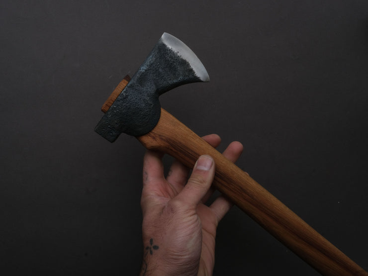 Northeast Axe & Tool - 12oz Trappers Hatchet - 1055 Carbon - 14" Hickory Handle