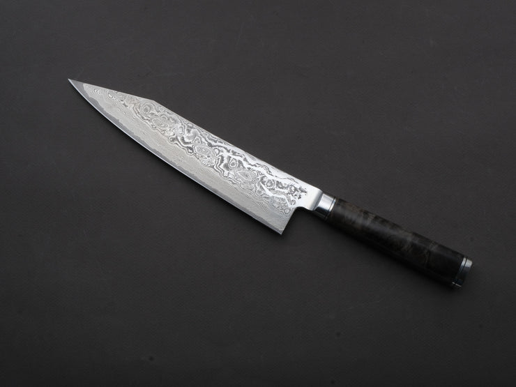 Ryusen - OUKOKURYU MT - SG2 - Damascus - Gyuto - 210mm - Poplar Hybrid Handle