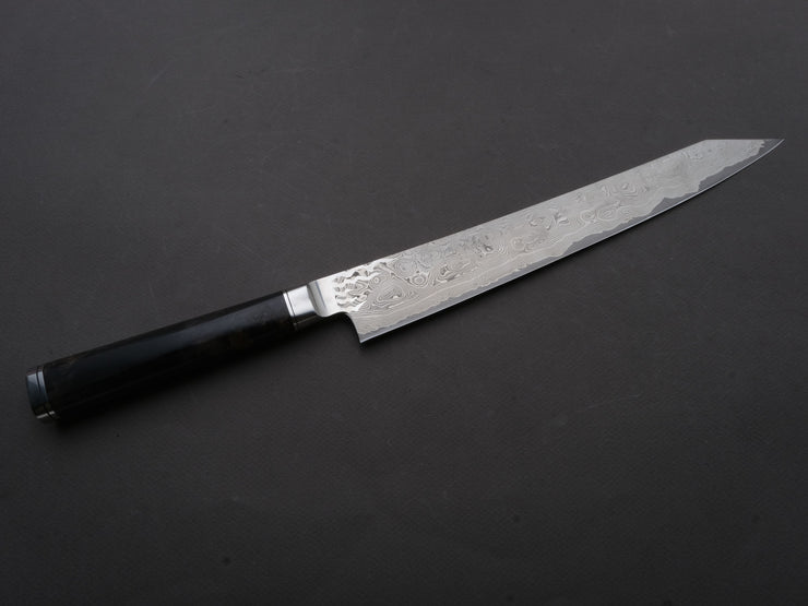 RYUSEN - Oukokuryu - SG2 - Damascus - Sujihiki - 260mm - Stabilized Poplar Handle