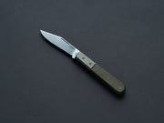 lionSTEEL - Folding Knife - Barlow - Shuffler - 65mm - M390 - Slip Joint - Green Canvas w/ Metal Bolster