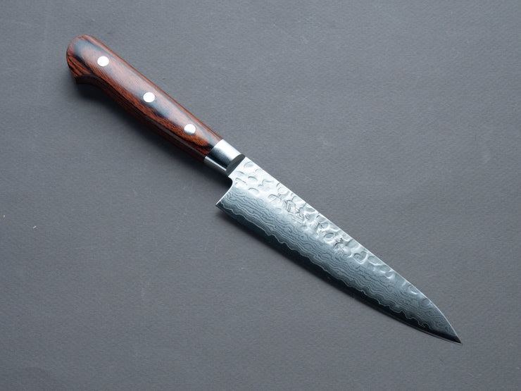 Hitohira - Imojiya - ST - Tsuchime Damascus - Petty 135mm - Western Handle