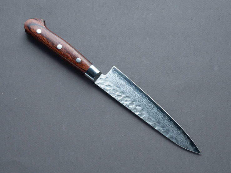 Hitohira - Imojiya - ST - Tsuchime Damascus - Petty 135mm - Western Handle