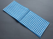 Fog Linen - Linen Kitchen Cloth - "Paule" Blue + White Check