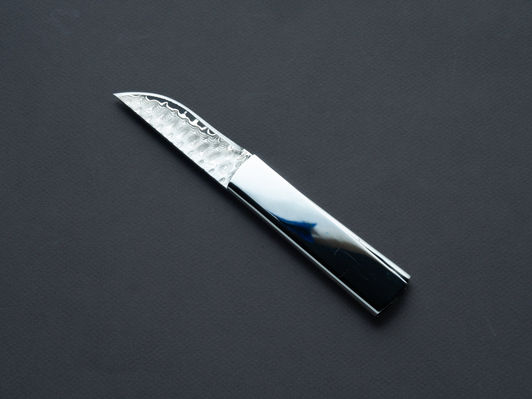 銀タロー Roberto Ottonello - Gravity Knife - VG-10 - Damascus - 70mm