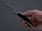 Roberto Ottonello - Gravity Knife - VG-10 - Damascus - 70mm - Mirror Polished Handle