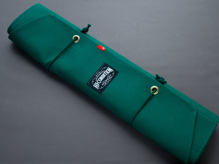 Hi-Condition - 9 Pocket Knife Roll - Hanpu Canvas - (multiple colors available)