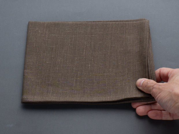 Fog Linen - Linen Kitchen Cloth - Brown