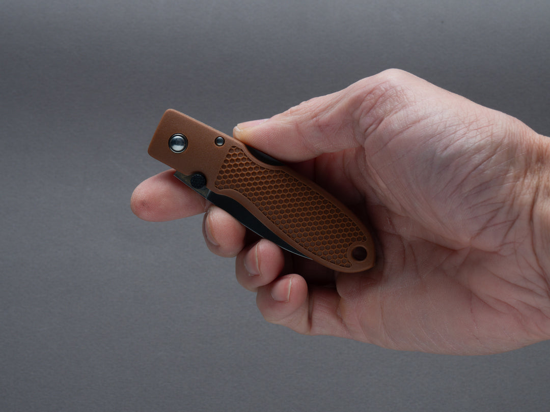 mooka Moki - Folding - Coupe - Lock back - AUS-8 - 54mm - Cocao Brown