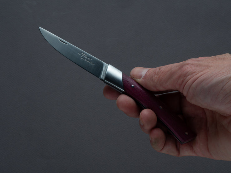 Coutellerie Chambriard - Folding Knife - Le Thiers Compact - 14C28N - 70mm - Amaranth Handle