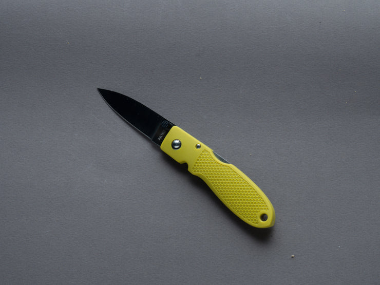 MOKI - Folding/Pocket Knife - Coupe - Mustard Yellow Grilon Handle