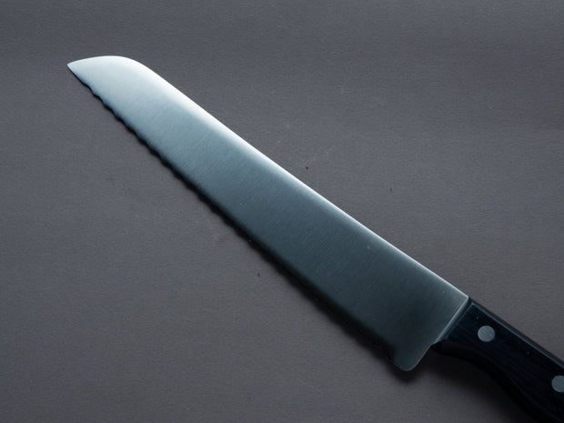 Tsubo Yoshikane - Stainless - 210mm - Bread Knife - Western Handle