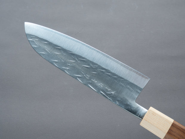 Hitohira - TD - SLD - Tsuchime - 165mm Santoku - Walnut Handle