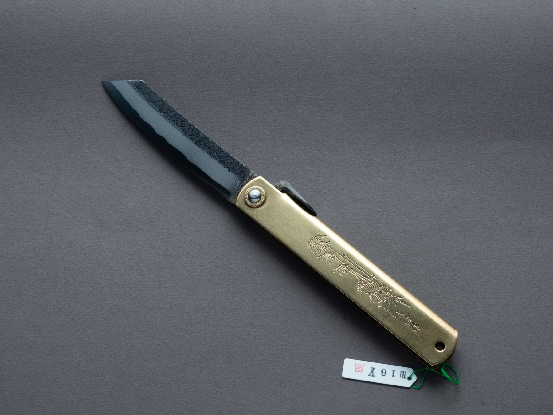 Higonokami - Folding Knife - Motosuke - XL Brass Handle – Strata