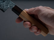 Hitohira - HG - Damascus - Santoku - 185mm - Cherry Wood Handle