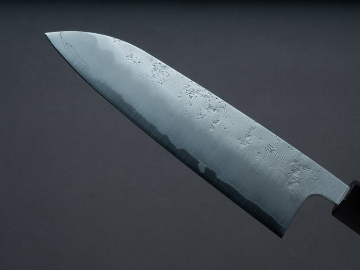 Hitohira - Futana - Ginsan - Nashiji - Santoku - 170mm - Jindai Elm Handle