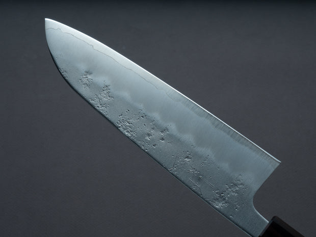 Hitohira - Futana - Ginsan - Nashiji - Santoku - 170mm - Jindai Elm Handle