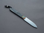Coutellerie Maria - Folding Knife - Canif - 14C28N - 85mm - Patinated Handle