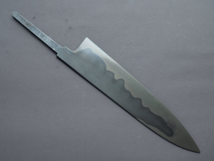 Hashimoto Shoichi - Mizu Honyaki - White #1 Metal Flow - 240mm Gyuto - No Handle