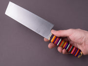 Florentine Kitchen Knives - Kedma - Nakiri - Stacked Mixed Color Handle
