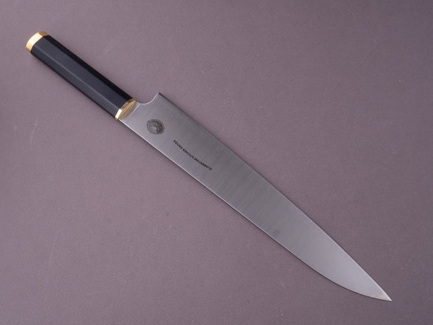 Florentine Kitchen Knives - Kedma - Sujihiki - Stacked Black Handle