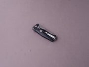 lionSTEEL - SOLID Folding Knife - SR22 - Sleipner - 75mm - Frame Lock - Black Aluminum