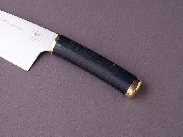 Florentine Kitchen Knives - 205mm Chef - Stacked Black Handle
