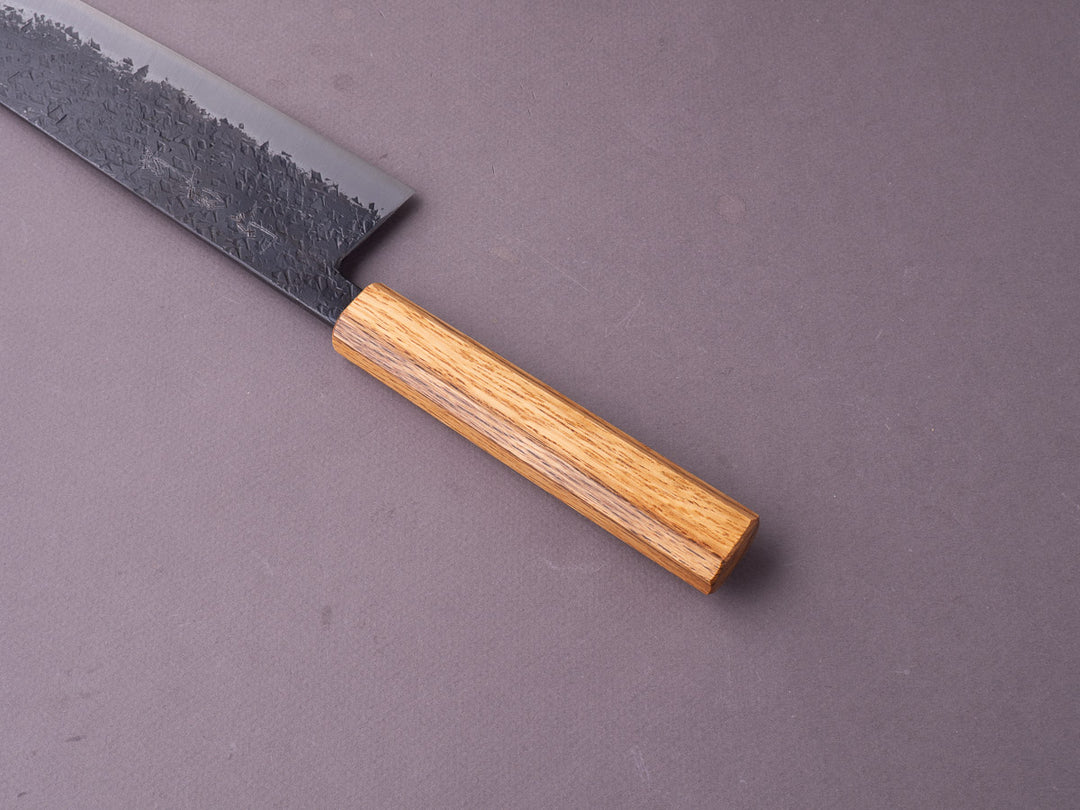 Sakai Kikumori - MK - Blue #2 - Kurouchi Tsuchime - 240mm Gyuto