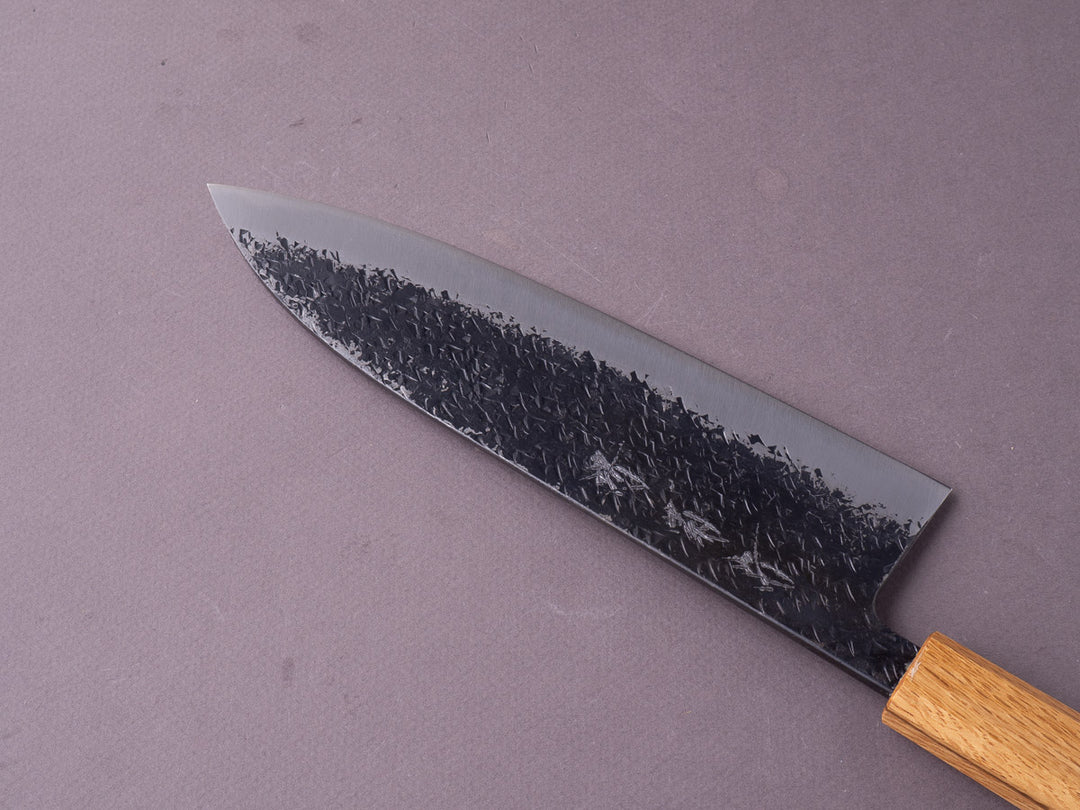 Sakai Kikumori - MK - Blue #2 - Kurouchi Tsuchime - 210mm Gyuto