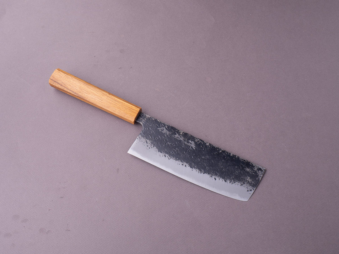 Sakai Kikumori - MK - Blue #2 - Kurouchi Tsuchime - 165mm Nakiri