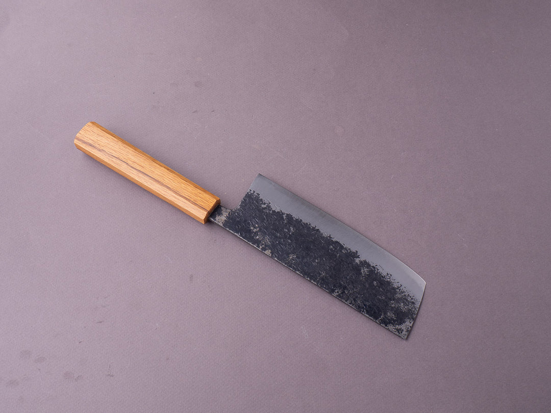 Sakai Kikumori - MK - Blue #2 - Kurouchi Tsuchime - 165mm Nakiri