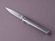 MKM - Folding Knife - Flame - Frame Lock -  M390 - 70mm - Titanium