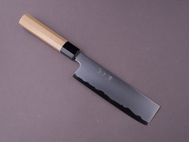 Tetsujin - Kasumi - Blue #2 - 180mm Nakiri - Magnolia Handle