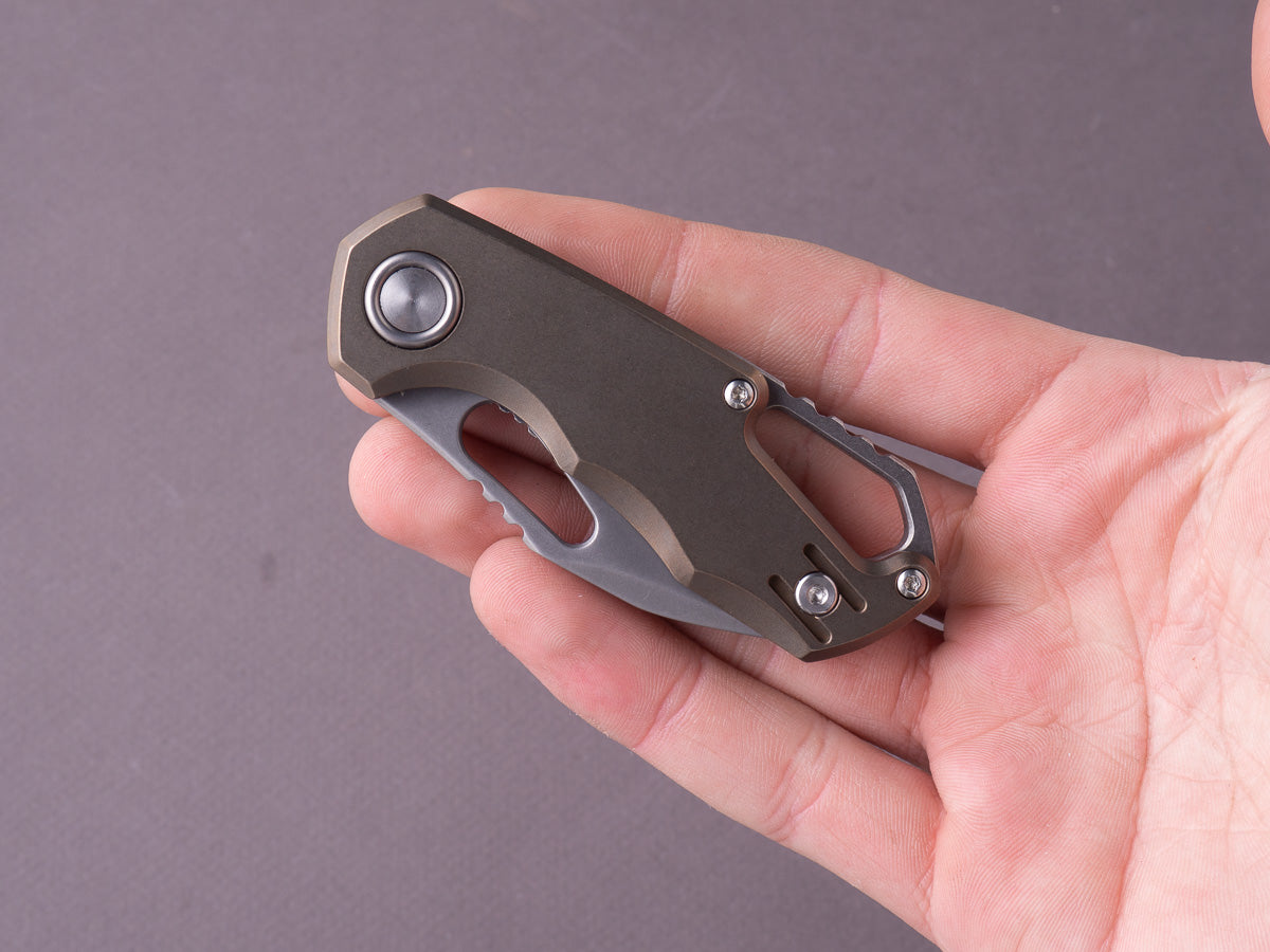 MKM - Folding Knife - ISONZO - Liner Lock - M390 - 50mm - Bronze